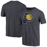 Indiana Pacers Distressed Team Logo Tri-Blend T-Shirt