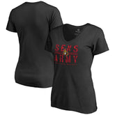 NHL Ottawa Senators Women's Hometown Collection Sens Army V-Neck T-Shirt