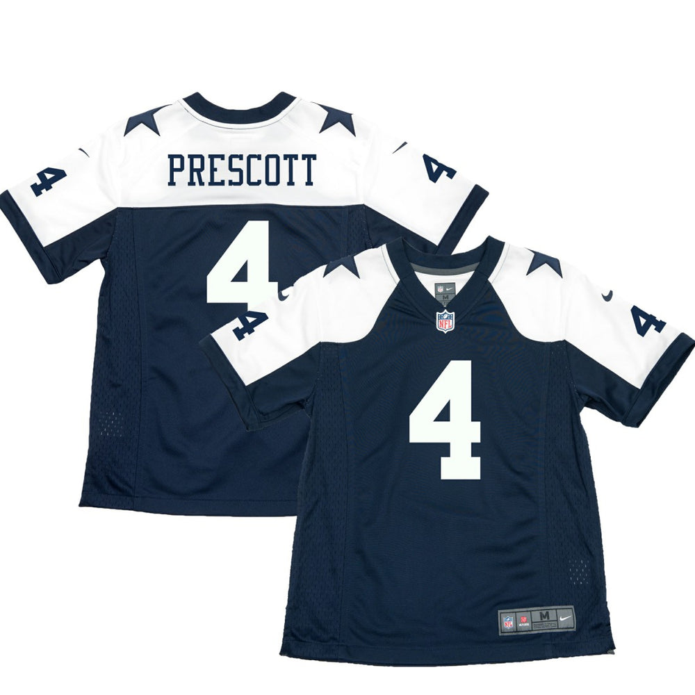 Dak Prescott Youth Throwback Game Jersey - Dallas Cowboys Jerseys