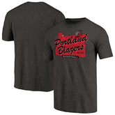 Portland Trail Blazers Hometown Collection Old Town 2 Tri-Blend T-Shirt