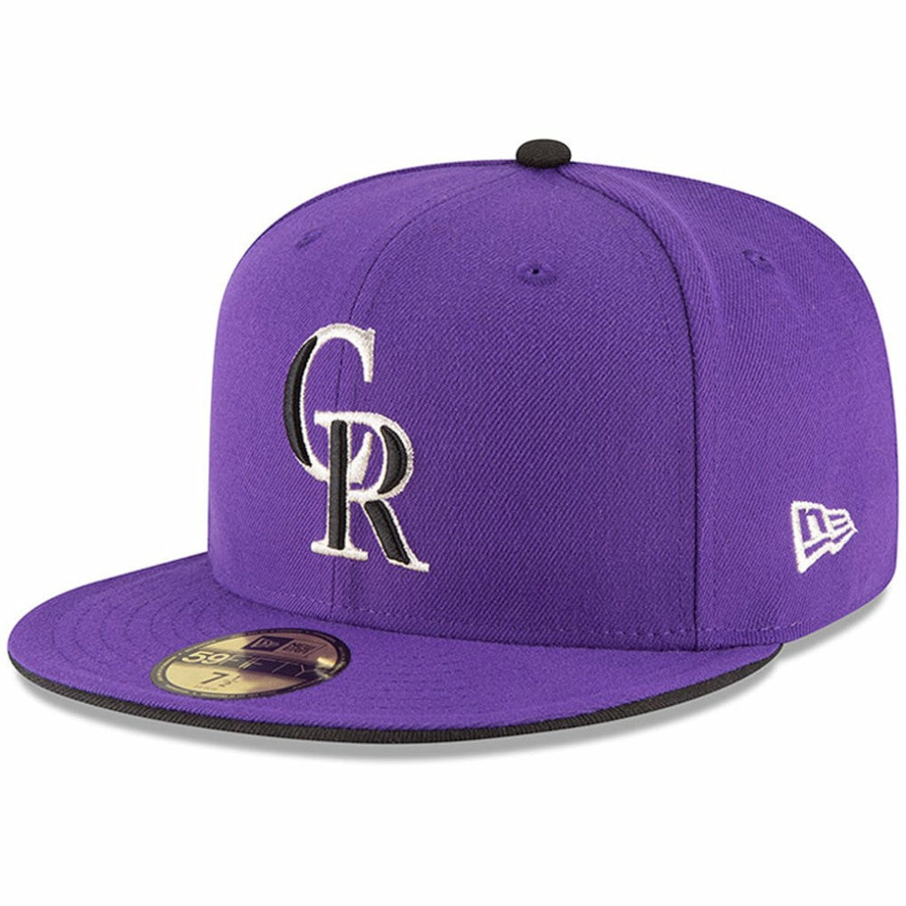 Purple Colorado Rockies New Era Authentic Collection ON Field 59FIFTY Structured Hat