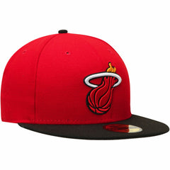 New Era Miami Heat Team Color 2Tone 59FIFTY Fitted Hat