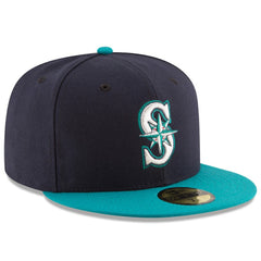 Navy/Teal Seattle Mariners New Era Alternate Authentic Collection On Field 59FIFTY Fitted Hat