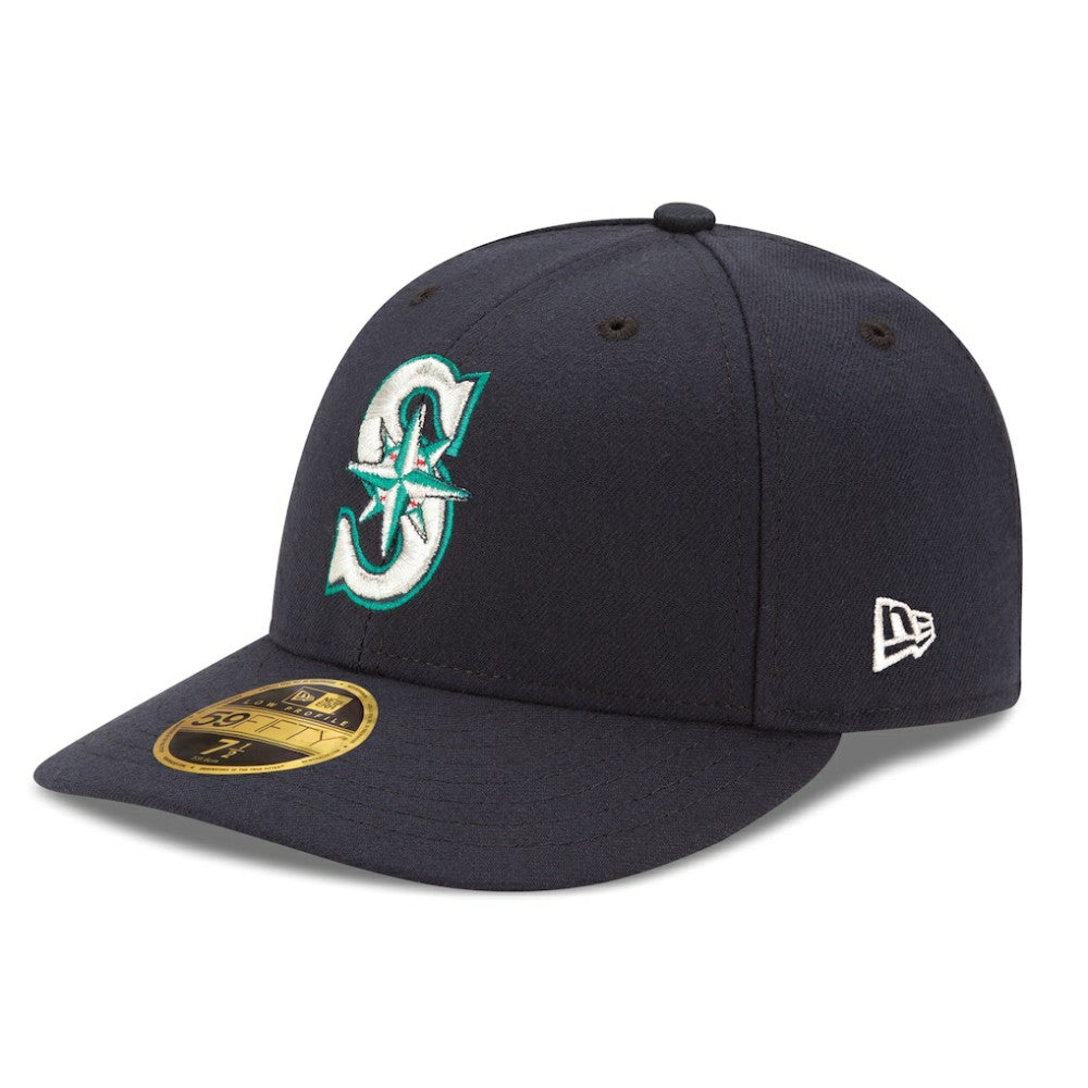 Navy Seattle Mariners New Era Authentic Collection On Field Low Profile Game 59FIFTY Fitted Hat