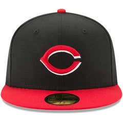 Black/Red Cincinnati Reds New Era Alternate Authentic Collection On-Field 59FIFTY Fitted Hat