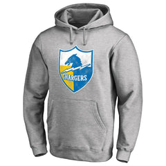 Throwback Logo Pullover Hoodie - Los Angeles Chargers Hoodies