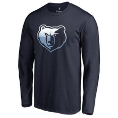 Memphis Grizzlies Gradient Logo Long Sleeve T-Shirt