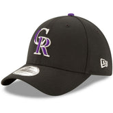 Black Colorado Rockies New Era Game Team Classic 39THIRTY Flex Hat