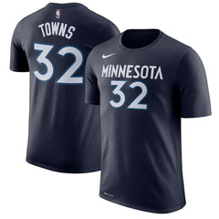 Nike Karl-Anthony Towns Minnesota Timberwolves Name & Number Performance T-Shirt