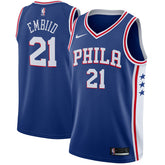 Nike Joel Embiid Philadelphia 76ers Swingman Jersey Royal