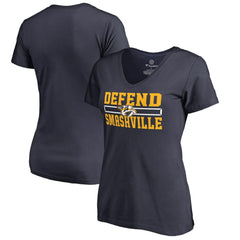 NHL Nashville Predators Women's Hometown Collection Defend V-Neck T-Shirt