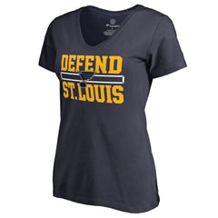 NHL St. Louis Blues Women's Hometown Collection Defend V-Neck T-Shirt