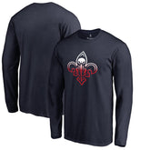 New Orleans Pelicans Gradient Logo Long Sleeve T-Shirt