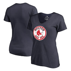 Navy Boston Red Sox Women's Cooperstown Collection Forbes T-Shirt