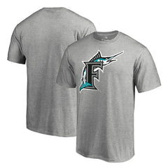 Ash Miami Marlins Cooperstown Collection Forbes T-Shirt