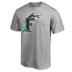 Ash Miami Marlins Cooperstown Collection Forbes T-Shirt