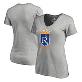 Ash Kansas City Royals Women's Cooperstown Collection Forbes T-Shirt