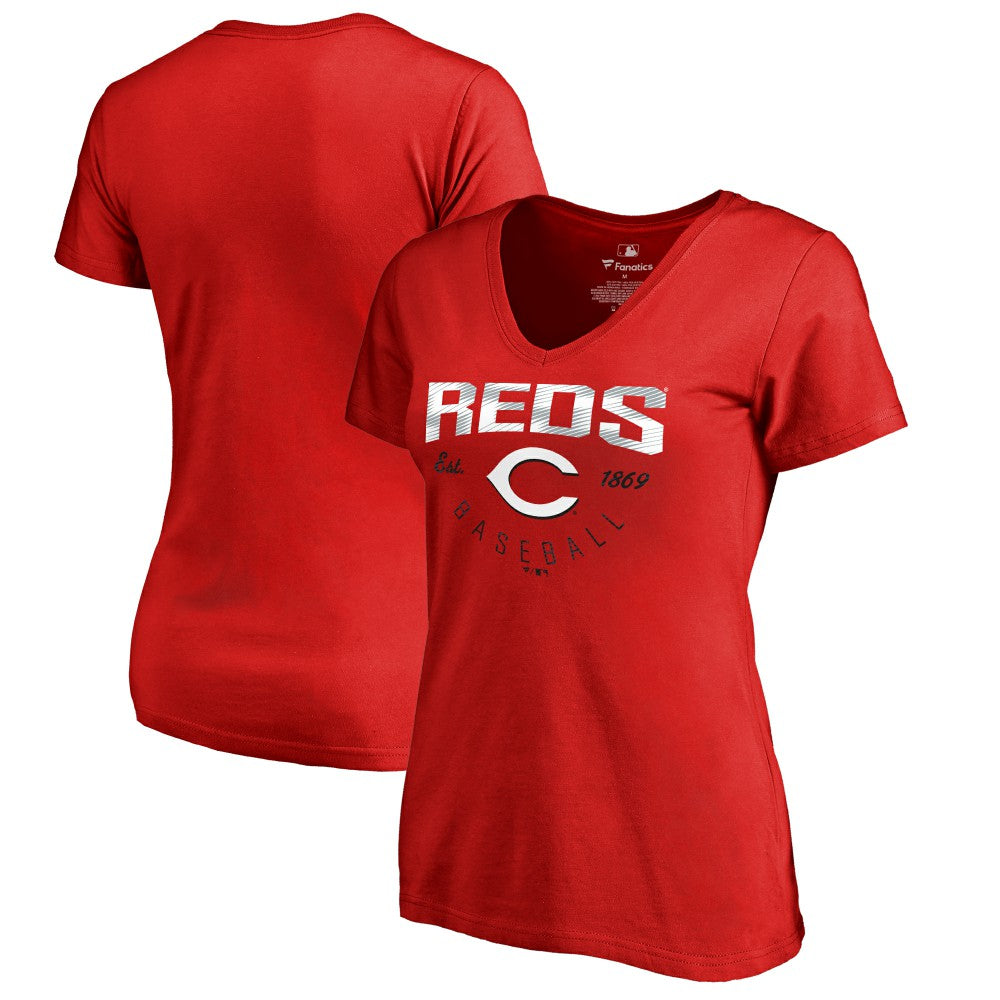Red Cincinnati Reds Women's Live For It T-Shirt