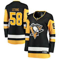 NHL Kris Letang Pittsburgh Penguins Fanatics Women's Home Breakaway Jersey