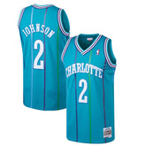 Mitchell & Ness Larry Johnson Charlotte Hornets 1992/93 Hardwood Classics Swingman Jersey