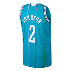 Mitchell & Ness Larry Johnson Charlotte Hornets 1992/93 Hardwood Classics Swingman Jersey