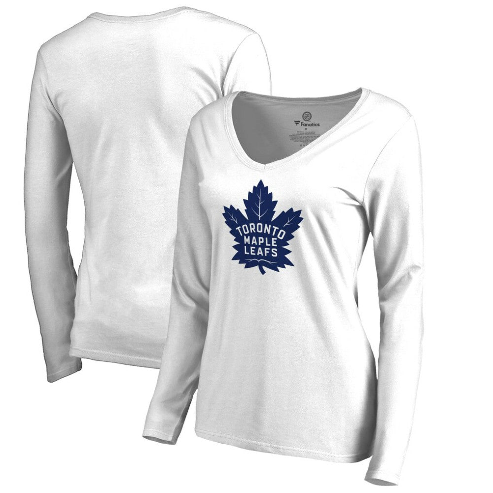 NHL Toronto Maple Leafs Women's Primary Logo Long Sleeve T-Shirt
