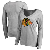 NHL Chicago Blackhawks Women's Primary Logo Long Sleeve T-Shirt