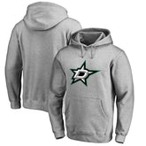 NHL Dallas Stars Primary Team Logo Fleece Fitted Pullover Hoodie
