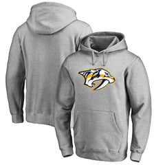 NHL Nashville Predators Primary Team Logo Fleece Fitted Pullover Hoodie