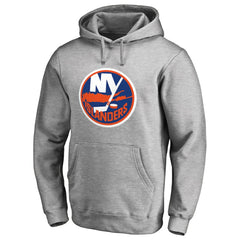 NHL New York Islanders Primary Team Logo Fleece Fitted Pullover Hoodie