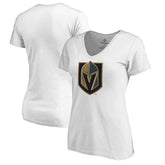 NHL Vegas Golden Knights Women's Alternate Primary Logo V-Neck T-Shirt