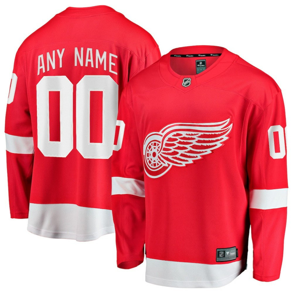NHL Detroit Red Wings Fanatics Home Breakaway Custom Jersey