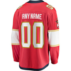 NHL Florida Panthers Fanatics Home Breakaway Custom Jersey