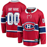 NHL Montreal Canadiens Fanatics Home Breakaway Custom Jersey