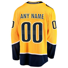 NHL Nashville Predators Fanatics Home Breakaway Custom Jersey
