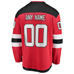 NHL New Jersey Devils Fanatics Home Breakaway Custom Jersey