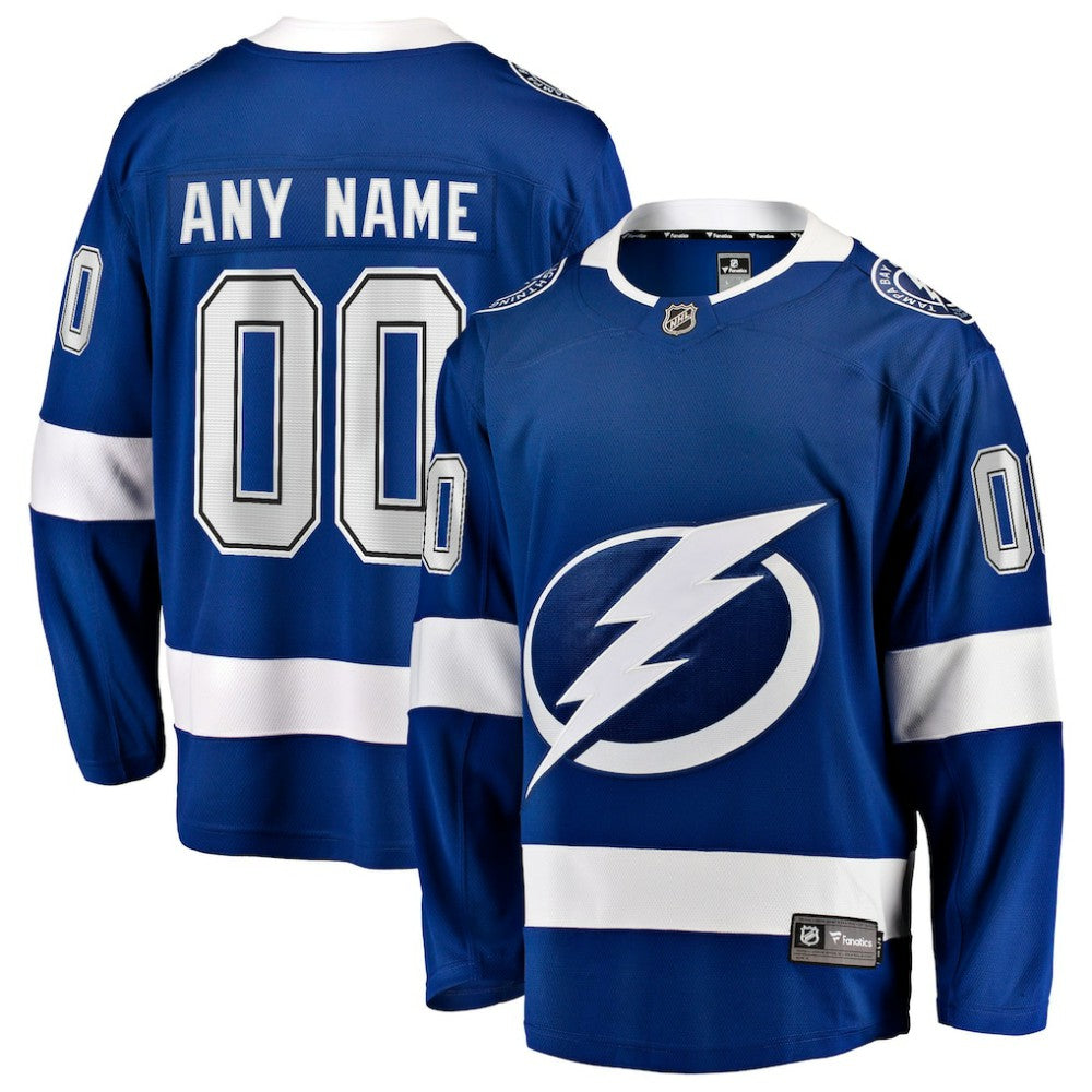 NHL Tampa Bay Lightning Fanatics Home Breakaway Custom Jersey