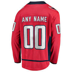NHL Washington Capitals Fanatics Home Breakaway Custom Jersey