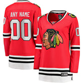 NHL Chicago Blackhawks Fanatics Women's Home Breakaway Custom Jersey