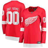 NHL Detroit Red Wings Fanatics Women's Home Breakaway Custom Jersey