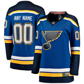 NHL St. Louis Blues Fanatics Women's Home Breakaway Custom Jersey