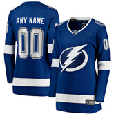 NHL Tampa Bay Lightning Fanatics Women's Home Breakaway Custom Jersey