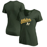 Green Athletics Women's Team Lockup T-Shirt