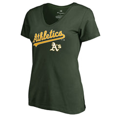 Green Athletics Women's Team Lockup T-Shirt