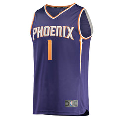 Fanatics Devin Booker Phoenix Suns Fast Break Replica Jersey Purple