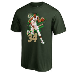 Giannis Antetokounmpo Milwaukee Bucks Fade Away T-Shirt