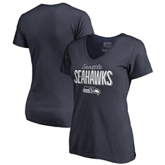 Women's Nostalgia V-Neck T-Shirt - Seattle Seahawks T-shirts
