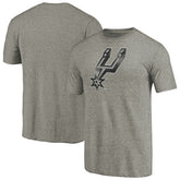 San Antonio Spurs Distressed Team Logo Tri-Blend T-Shirt