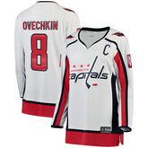 NHL Alexander Ovechkin Washington Capitals Fanatics Women's Away Breakaway Jersey