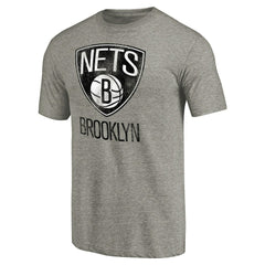 Brooklyn Nets Distressed Team Logo Tri-Blend T-Shirt